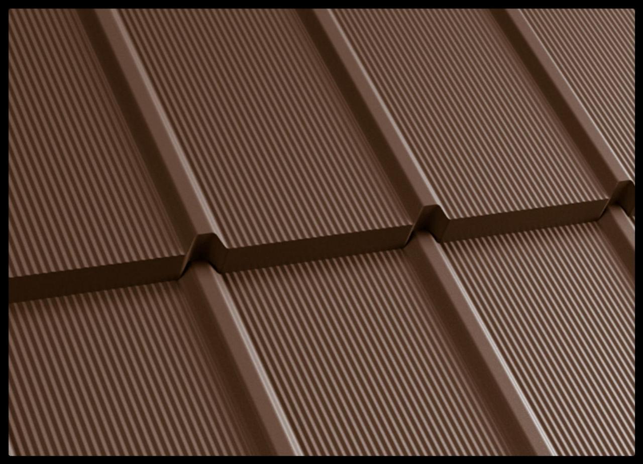 Модульна черепиця — TIGRA (0.803 м.кв) РЕМА RAL 8019