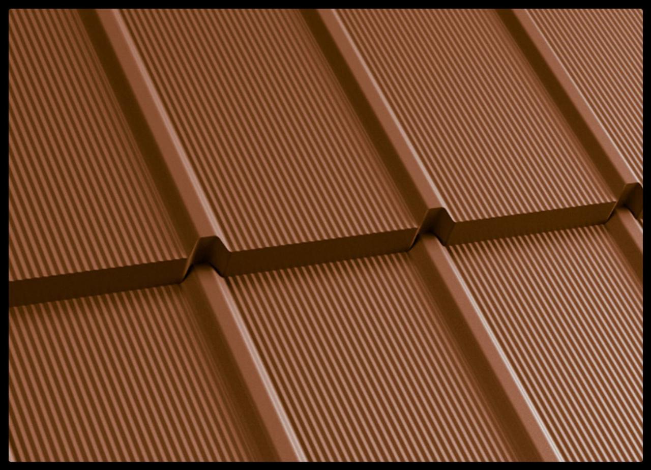 Модульна черепиця — TIGRA (0.803 м кв) РЕМА RAL 8004