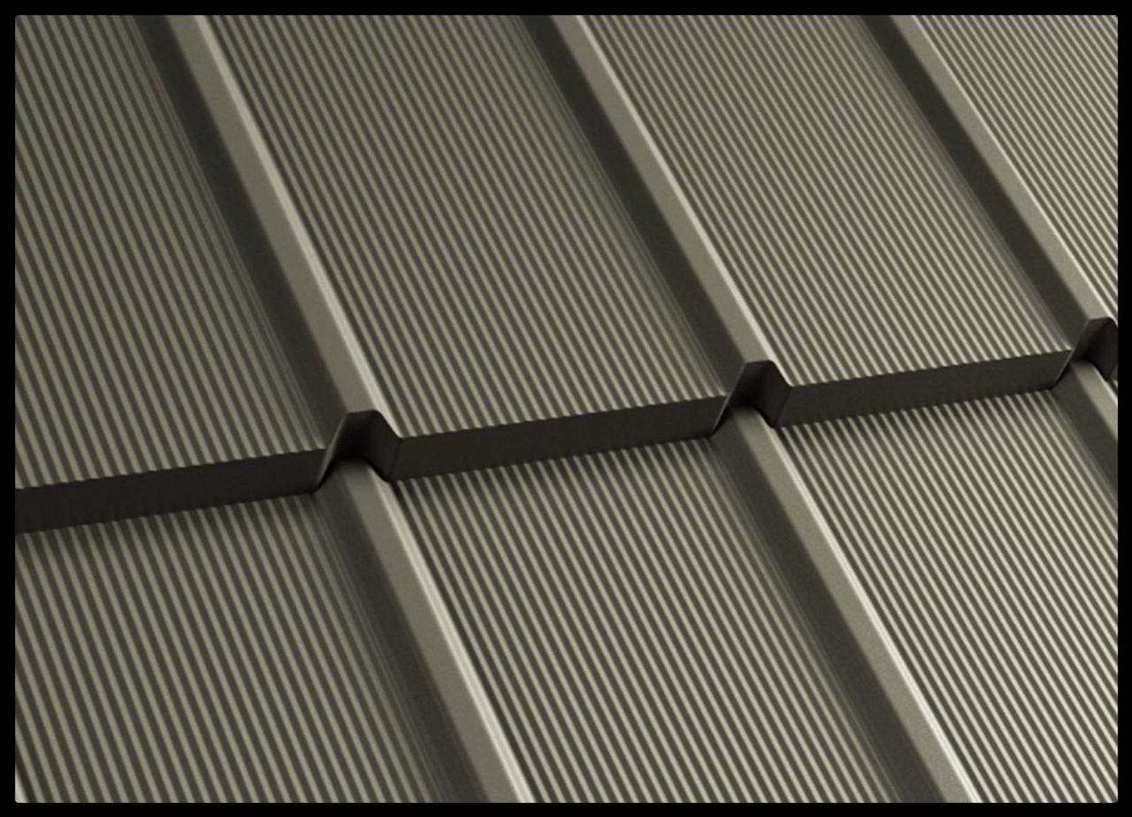 Модульна черепиця — TIGRA (0.803 м кв) РЕМА RAL 7024