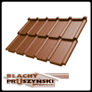 Модульна черепиця FIORD — (Лист 0.827 м2) PEMA RAL 8004