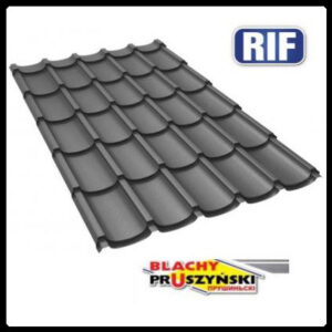 Металочерепиця RIF (Риф) Прушинський 0,5 RAL 9005