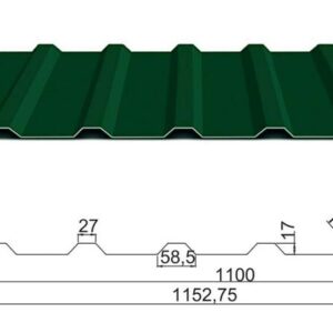 Профнастил ПК 20 0,45 мм Алмет RAL