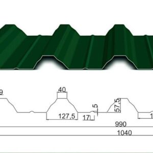 Профнастил Н-60/0,45 мм/Алмет RAL