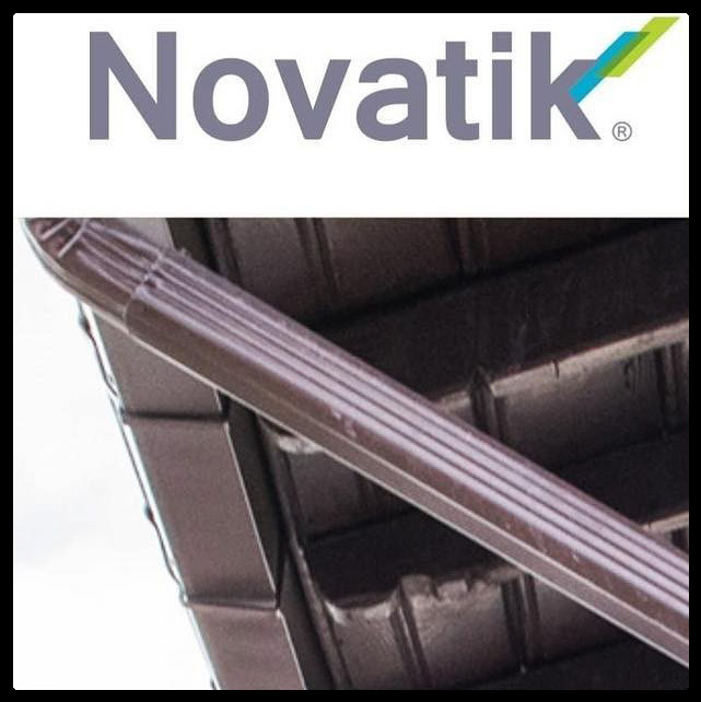 Труба водосток — Novatik Quadra 125/80/50 мм/4 м