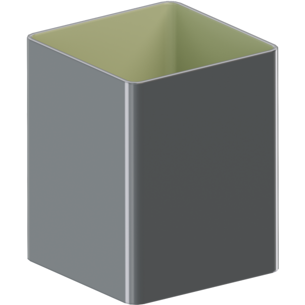 Квадратна труба водостока 80*80 mm/TM KROP/3 м)