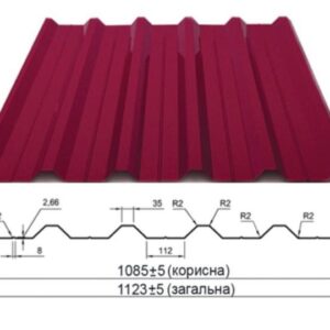 Профнстил (Двосторонній) НС-35 Астра 0.42 мм Polysteel / PEMA / RAL