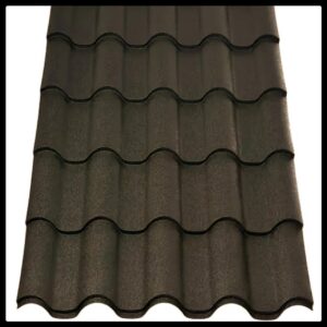 Металочерепиця Інтегра 0,5 мм RAL 8019 темно коричневий