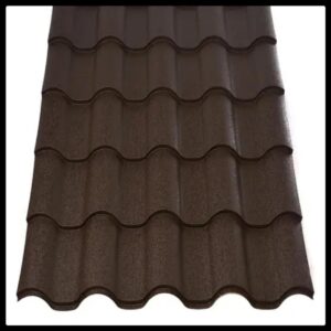 Металочерепиця Інтегра 0,5 мм RAL 8017 шоколадно-коричневий