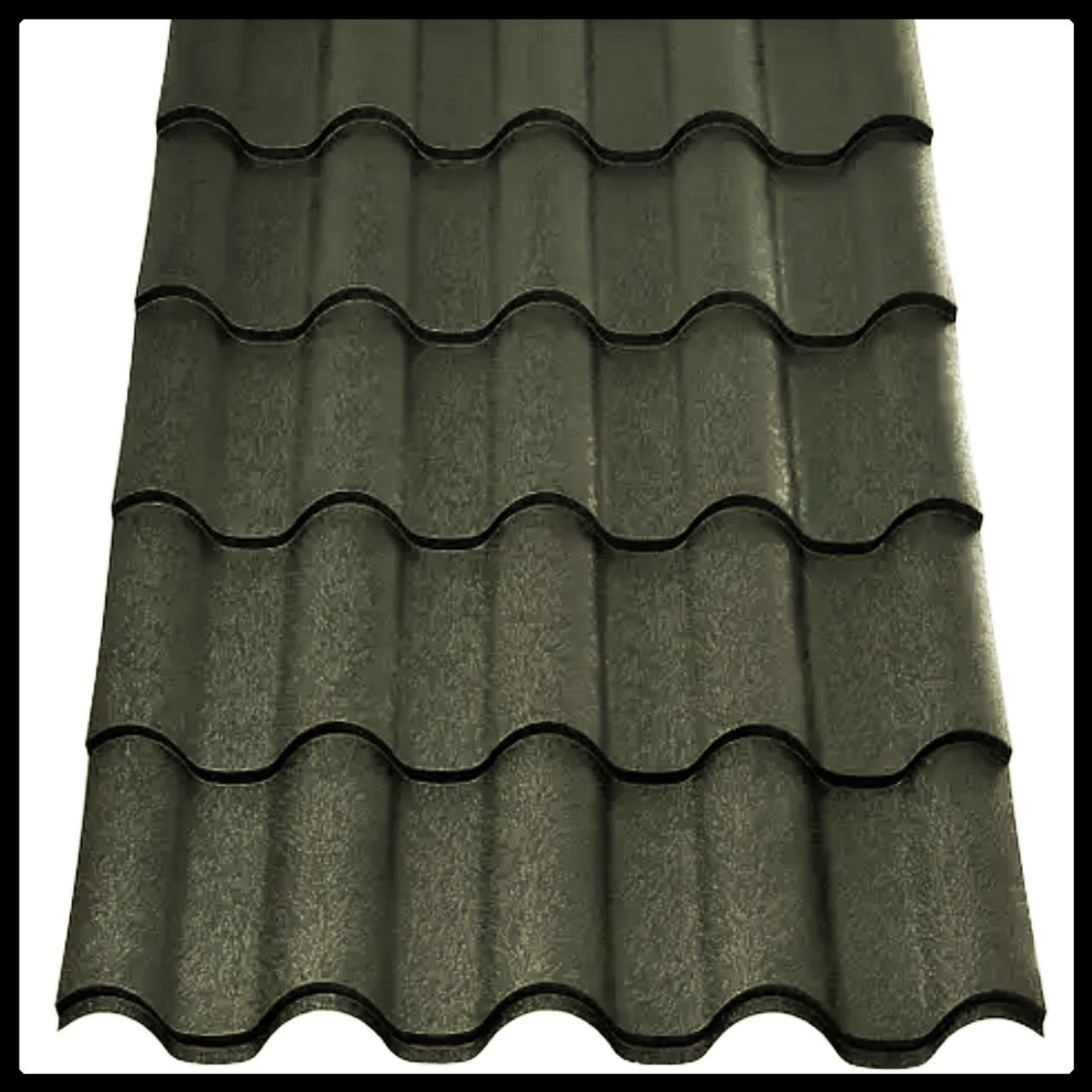 Металочерепиця Інтегра 0,5 мм RAL 6020 блідо зелений