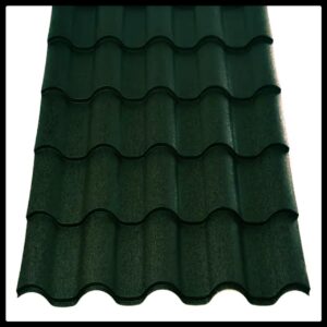 Металочерепиця Інтегра 0,5 мм RAL Темно зелений 6005