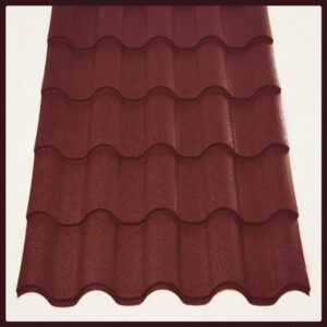 Металочерепиця Інтегра 0,5 мм RAL 3005 бордовий