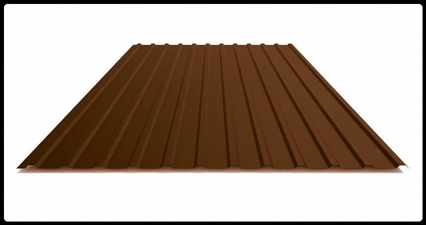 Профнастил С-10 тип Ф / 0.45 мм / Ral 8017 / Термастил