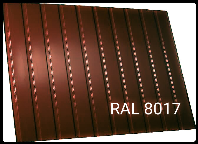 Профнастил C-10 тип П / RAL 8017 / 0.45 мм